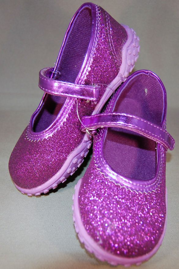 pink and purple shoes